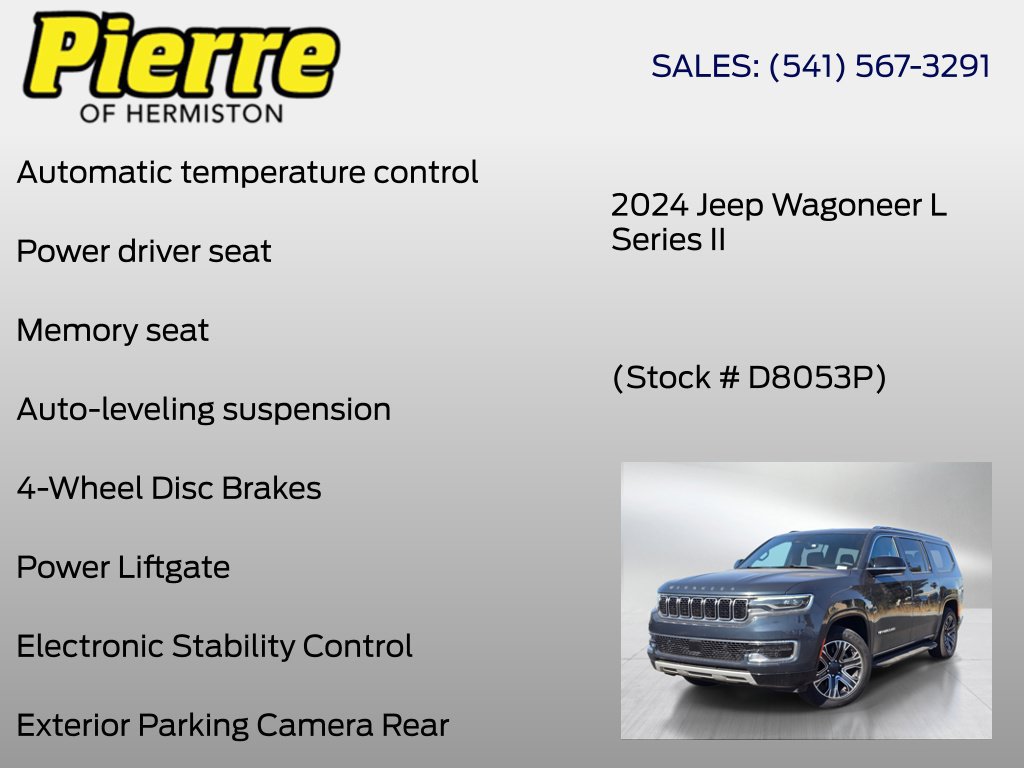 Used 2024 Jeep Wagoneer L Series II w/ Flexible Seating Group AWD/4WD image 12