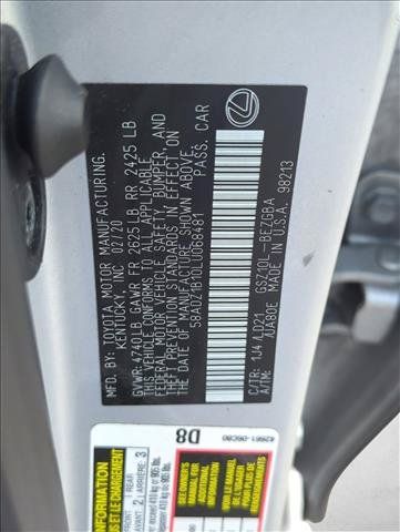 Used 2020 Lexus ES 350 w/ Premium Package FWD image 2