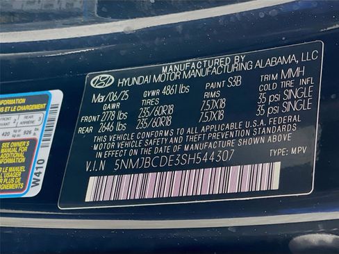 Certified 2025 Hyundai Tucson SEL AWD/4WD image 35