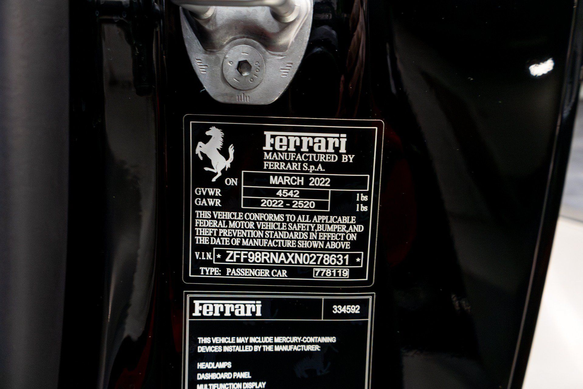 Used 2022 Ferrari Roma RWD image 89