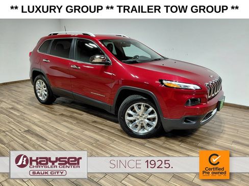 Certified 2016 Jeep Cherokee Limited w/ Luxury Group AWD/4WD image 1