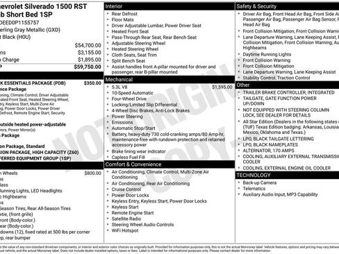 Used 2023 Chevrolet Silverado 1500 RST w/ LPO, Dark Essentials Package image 3