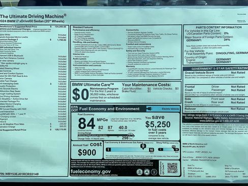 Certified 2024 BMW i7 xDrive60 w/ Premium Package 2 image 16