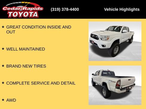 Used 2014 Toyota Tacoma 4x4 Access Cab V6 image 7