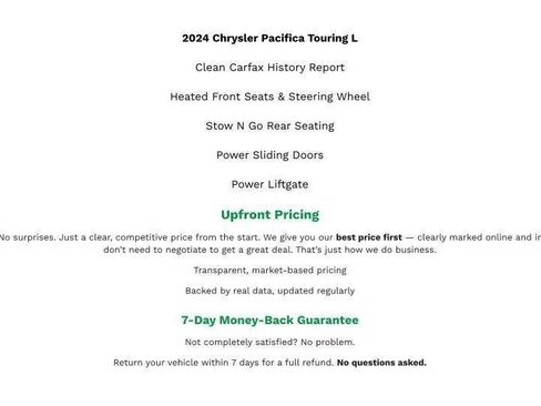 Used 2024 Chrysler Pacifica Touring-L FWD image 2
