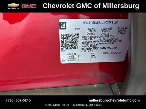 Used 2021 Chevrolet Tahoe RST w/ Luxury Package AWD/4WD image 36
