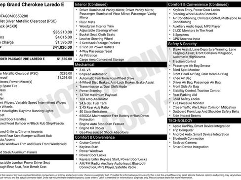 Used 2021 Jeep Grand Cherokee Laredo image 23