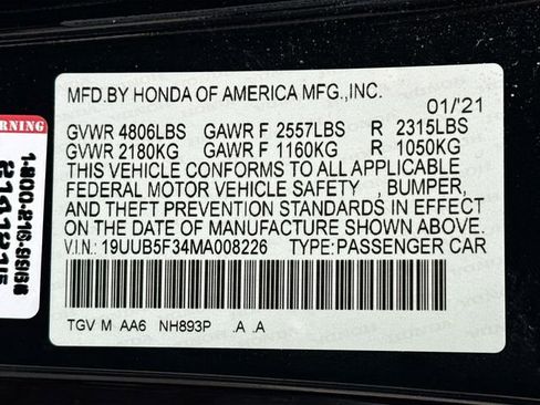 Used 2021 Acura TLX image 34