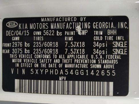 Used 2016 Kia Sorento EX AWD/4WD image 33