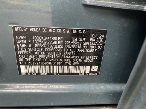 Certified 2025 Honda HR-V Sport image 36