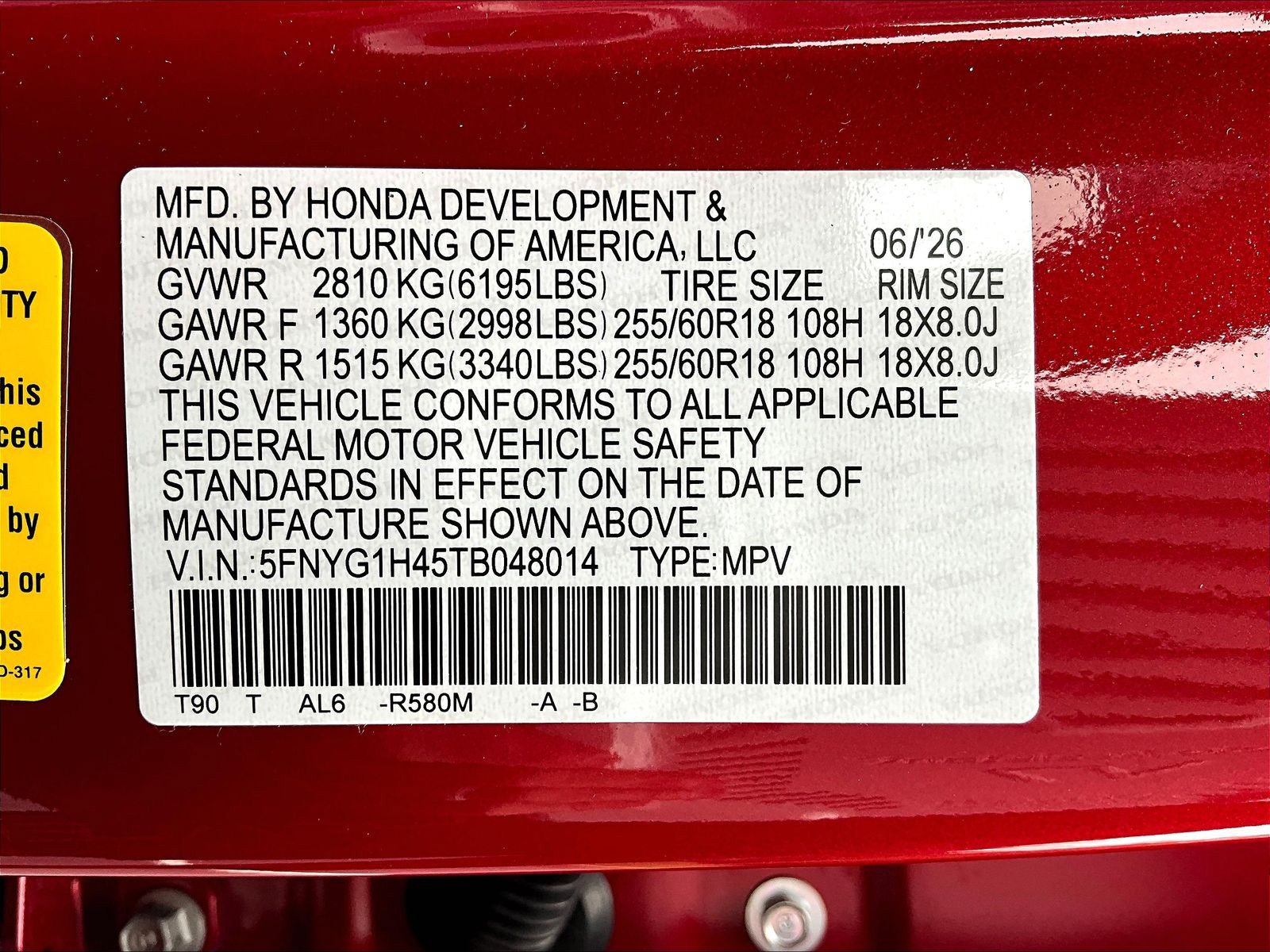 New 2026 Honda Pilot EX-L image 22