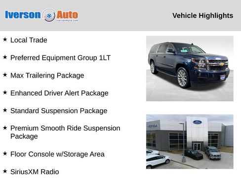 Used 2020 Chevrolet Suburban LT w/ Max Trailering Package AWD/4WD image 2