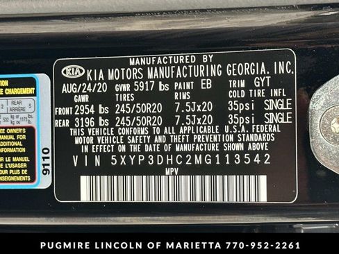 Used 2021 Kia Telluride EX w/ EX Premium Package image 38