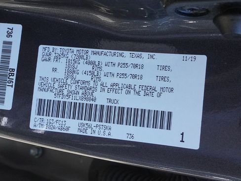 Used 2020 Toyota Tundra SR5 AWD/4WD image 40
