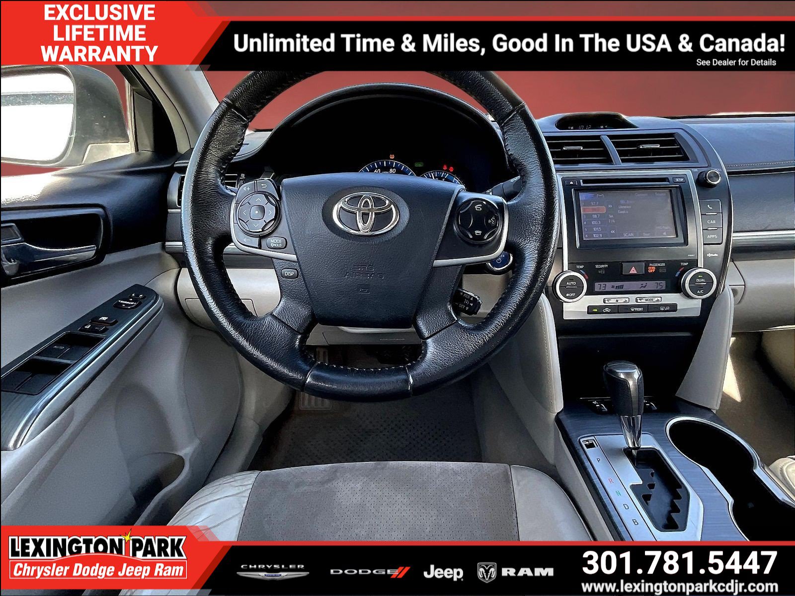 Used 2012 Toyota Camry XLE w/ Leather Pkg FWD image 8