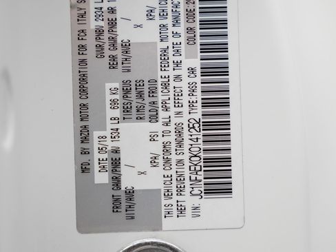 Used 2019 FIAT 124 Spider Abarth w/ Convenience Group RWD image 59