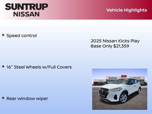 New 2025 Nissan Kicks Play S image 30