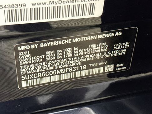Used 2021 BMW X5 xDrive40i w/ M Sport Package AWD/4WD image 32