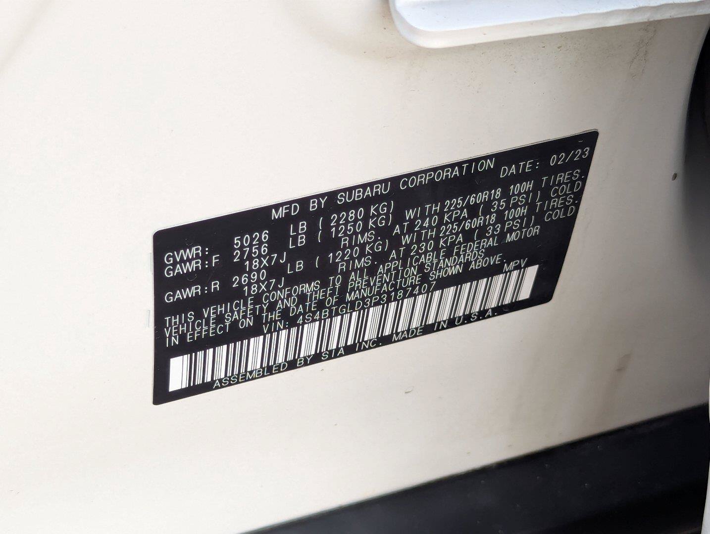 Used 2023 Subaru Outback Onyx Edition XT AWD/4WD image 42