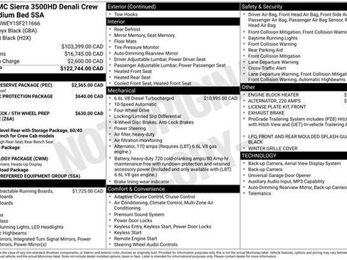 Used 2025 GMC Sierra 3500 Denali w/ Denali Reserve Package AWD/4WD image 1