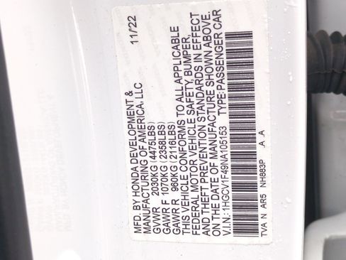 Certified 2022 Honda Accord Sport Special Edition image 34