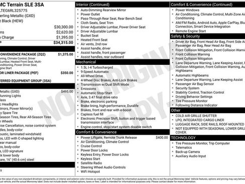 Certified 2024 GMC Terrain SLE w/ Driver Convenience Package AWD/4WD image 6