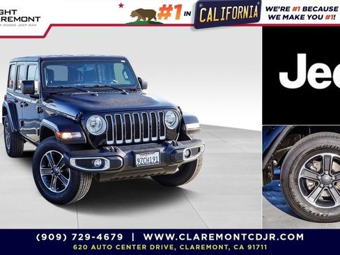 Used 2023 Jeep Wrangler Unlimited Sahara AWD/4WD image 1
