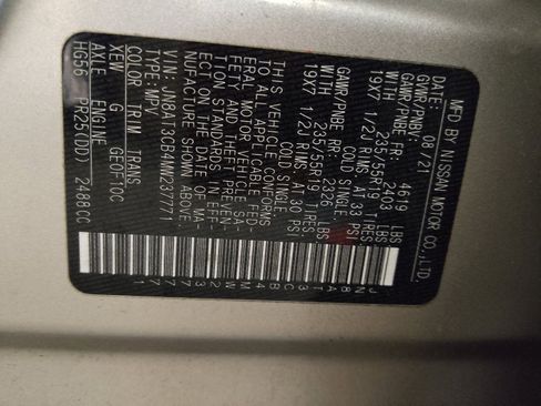 Used 2021 Nissan Rogue SL AWD/4WD image 33