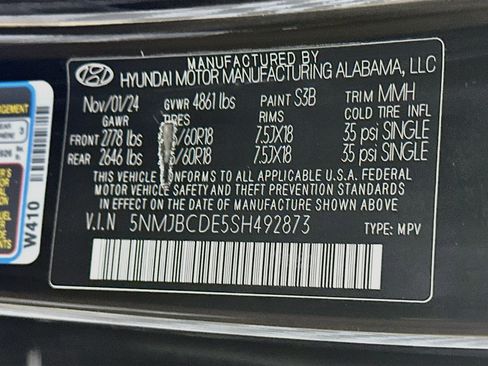 Used 2025 Hyundai Tucson SEL AWD/4WD image 12
