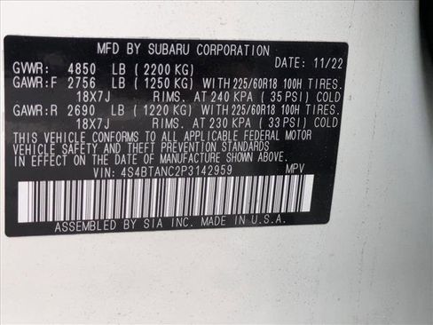 Used 2023 Subaru Outback Limited image 15