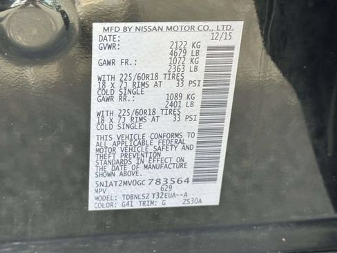Used 2016 Nissan Rogue SL w/ SL Premium Package AWD/4WD image 29