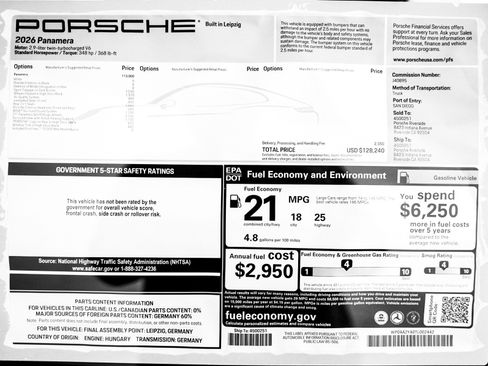 New 2026 Porsche Panamera image 28