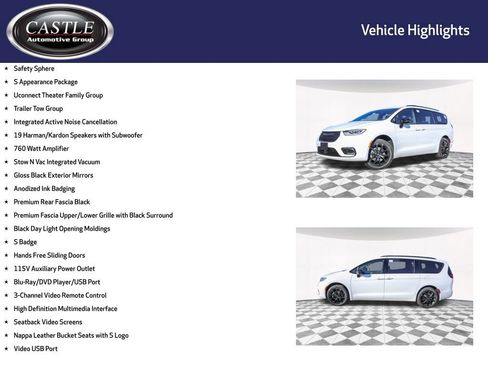 New 2026 Chrysler Pacifica Limited w/ Uconnect Theater Family Group image 3