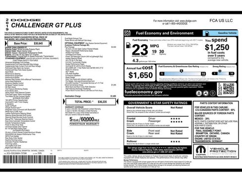 Used 2019 Dodge Challenger GT w/ Plus Package image 3