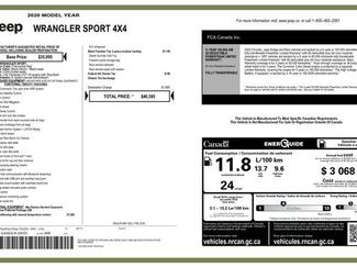 Used 2020 Jeep Wrangler Sport video 3