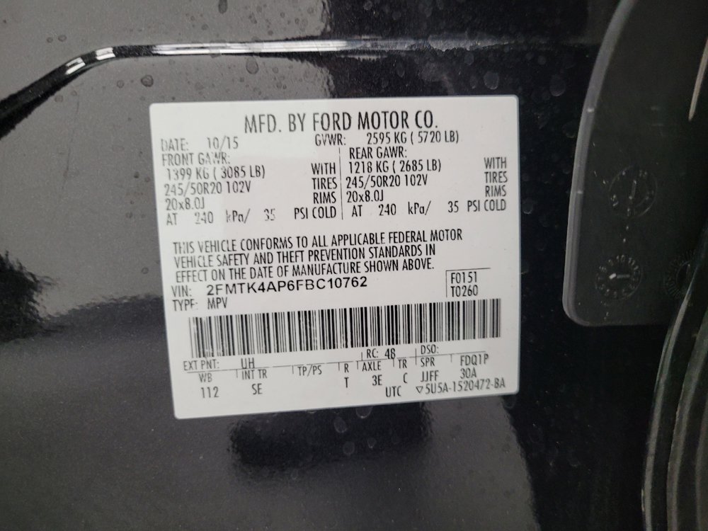 Used 2015 Ford Edge Sport w/ Equipment Group 401A AWD/4WD image 33
