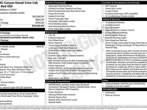 Used 2018 GMC Canyon Denali image 9