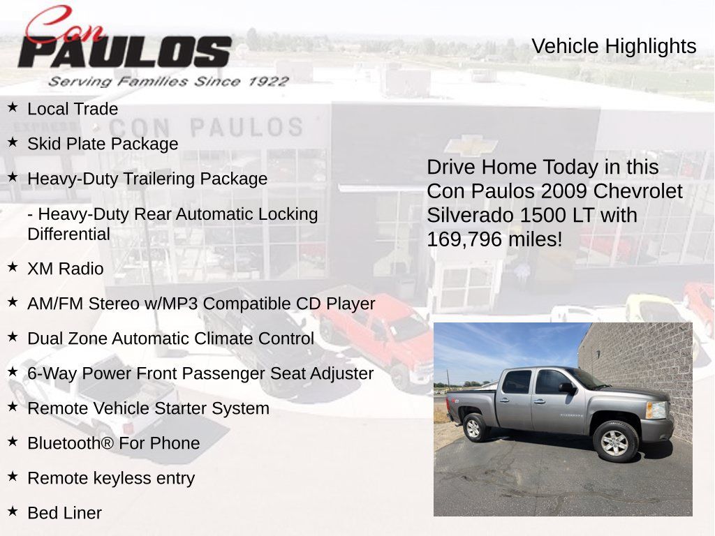 Used 2009 Chevrolet Silverado 1500 LT w/ Power Pack Plus AWD/4WD image 8