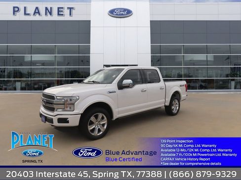 Certified 2019 Ford F150 Platinum w/ Equipment Group 701A Luxury AWD/4WD image 1