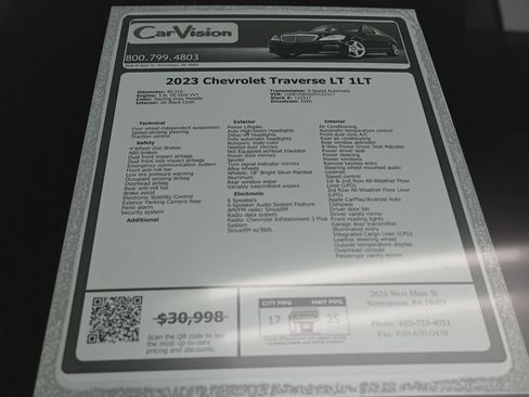 Used 2023 Chevrolet Traverse LT w/ LPO, Floor Liner Package image 42