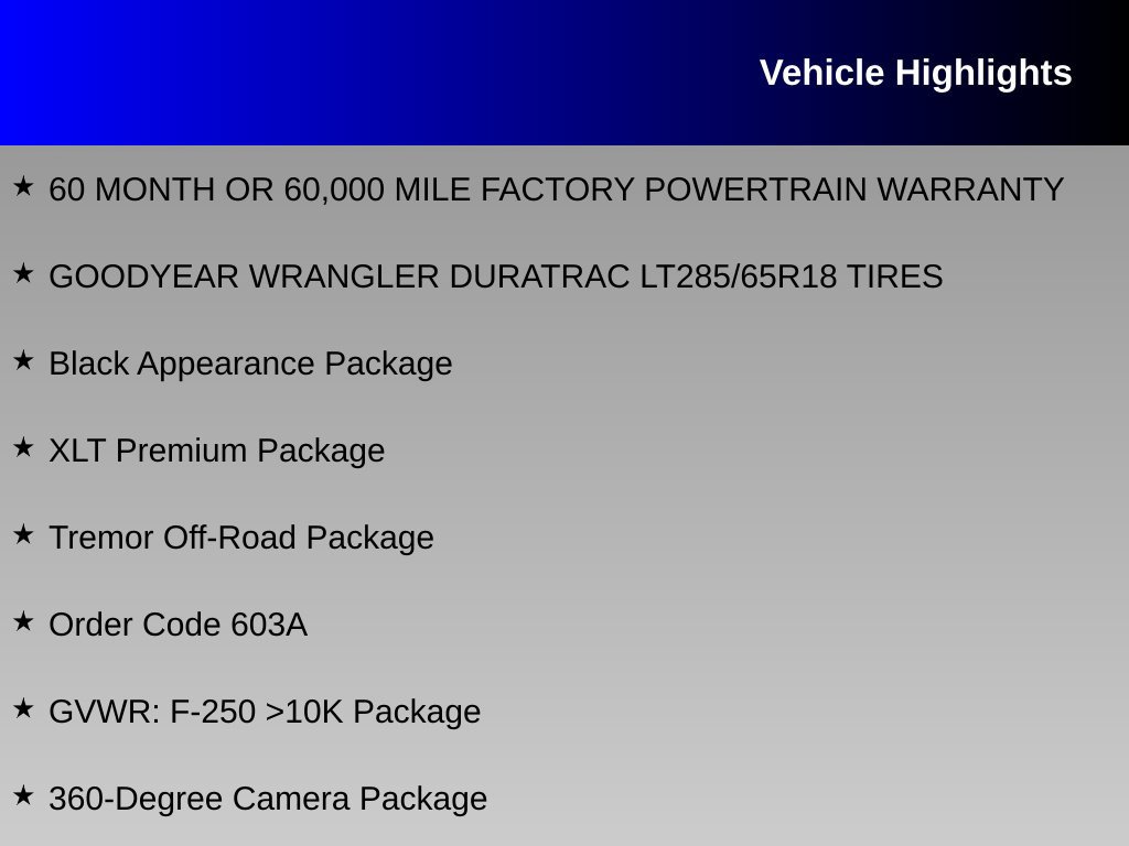 Used 2025 Ford F250 XLT w/ Tremor Off-Road Package AWD/4WD image 16