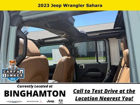 Used 2023 Jeep Wrangler Unlimited Sahara w/ LED Lighting Group AWD/4WD image 14