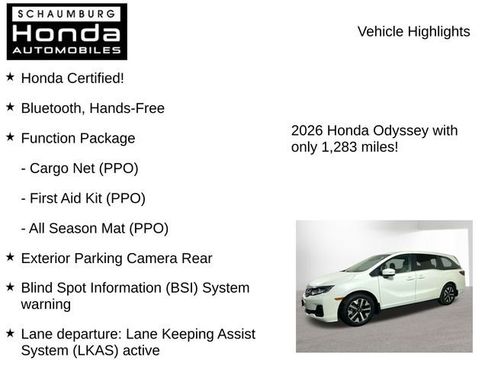 Certified 2026 Honda Odyssey EX-L image 7