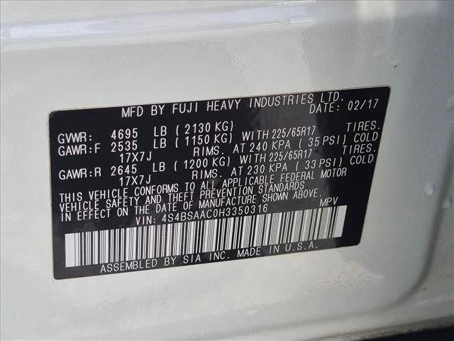 Used 2017 Subaru Outback 2.5i AWD/4WD image 30