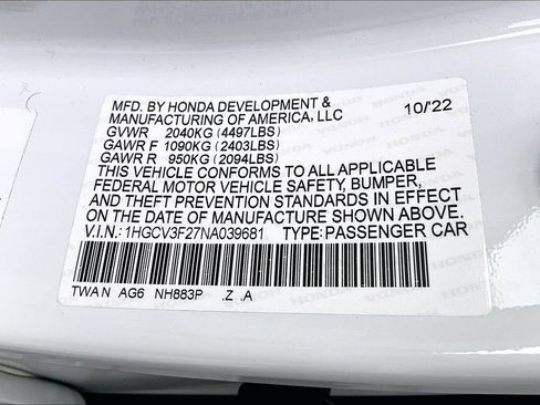 Used 2022 Honda Accord Sport image 42