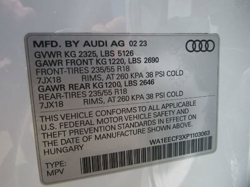 Used 2023 Audi Q3 2.0T Premium Plus w/ Premium Plus Package image 56