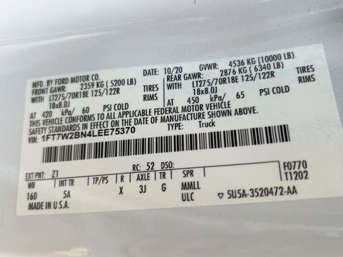 Used 2020 Ford F250 Lariat w/ Lariat Value Package image 22