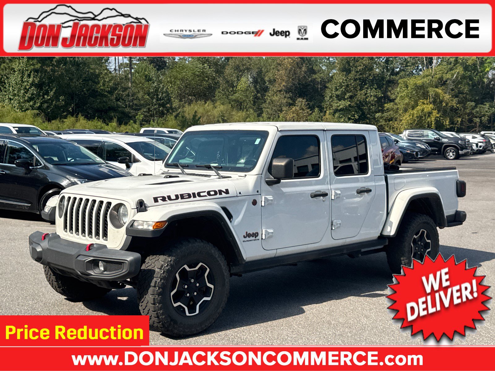 Used 2023 Jeep Gladiator Rubicon w/ Cold Weather Group AWD/4WD image 1