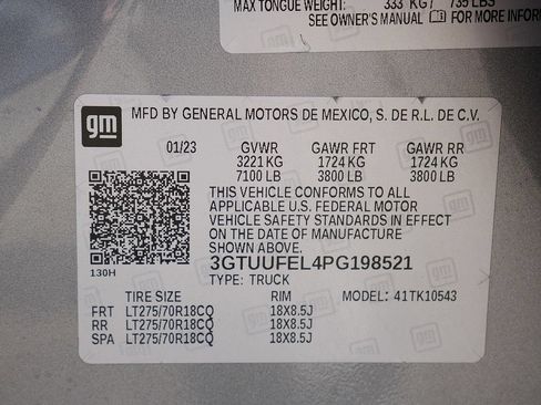 Used 2023 GMC Sierra 1500 AT4X AWD/4WD image 87