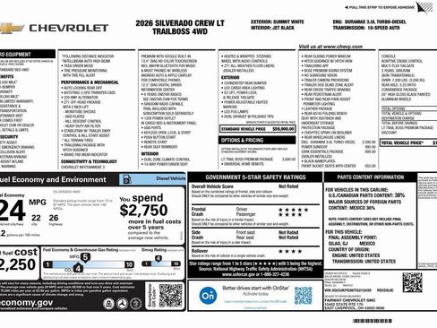 New 2026 Chevrolet Silverado 1500 LT Trail Boss w/ LT Trail Boss Premium Package image 4